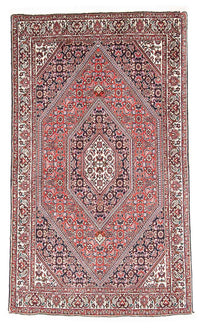Tapis persan - Bidjar - 151 x 86 cm - rouge clair