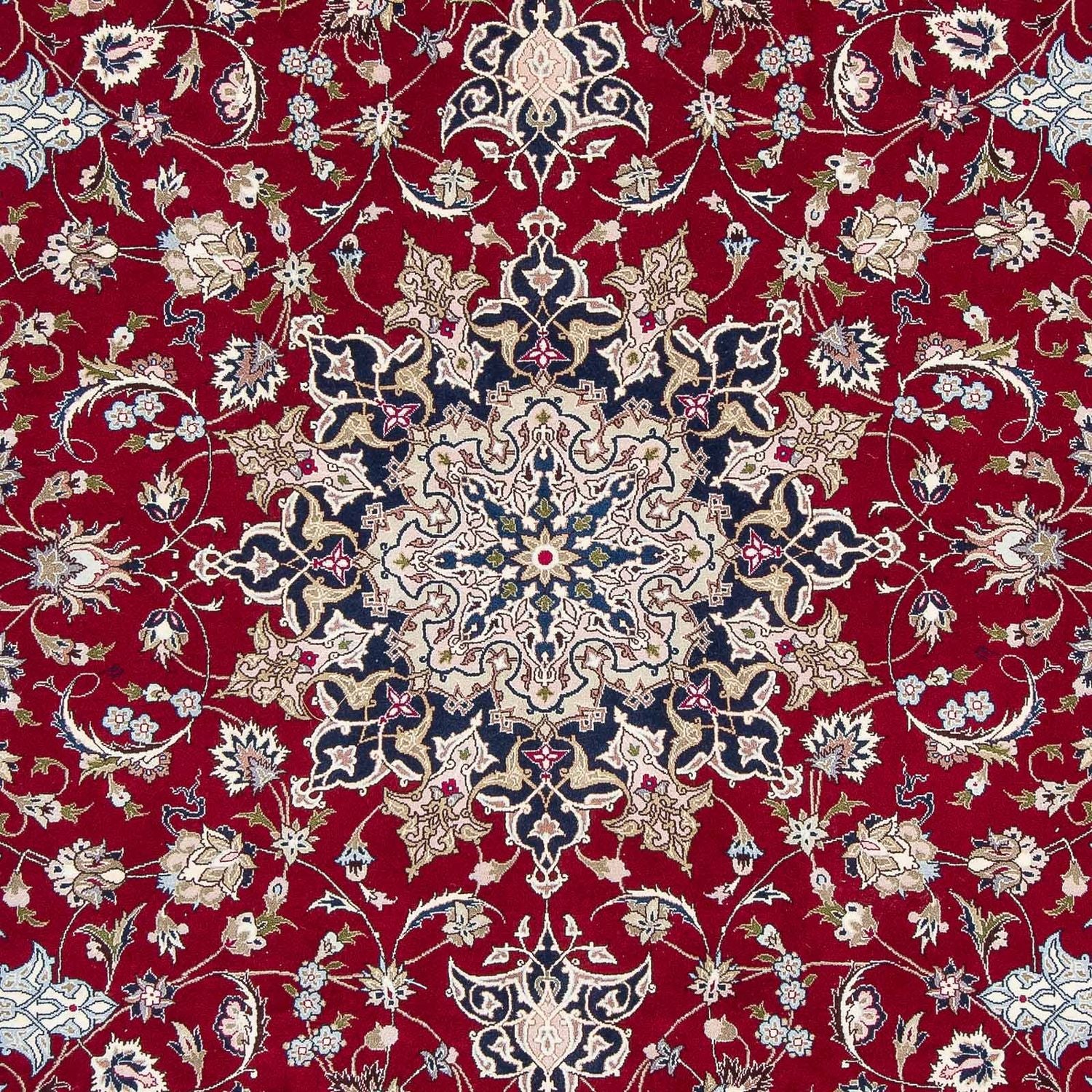 Tapis persan - Tabriz - Royal - 297 x 203 cm - rouge foncé