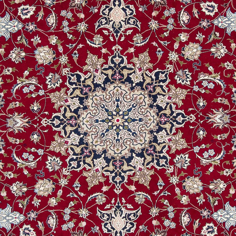 Tapis persan - Tabriz - Royal - 297 x 203 cm - rouge foncé