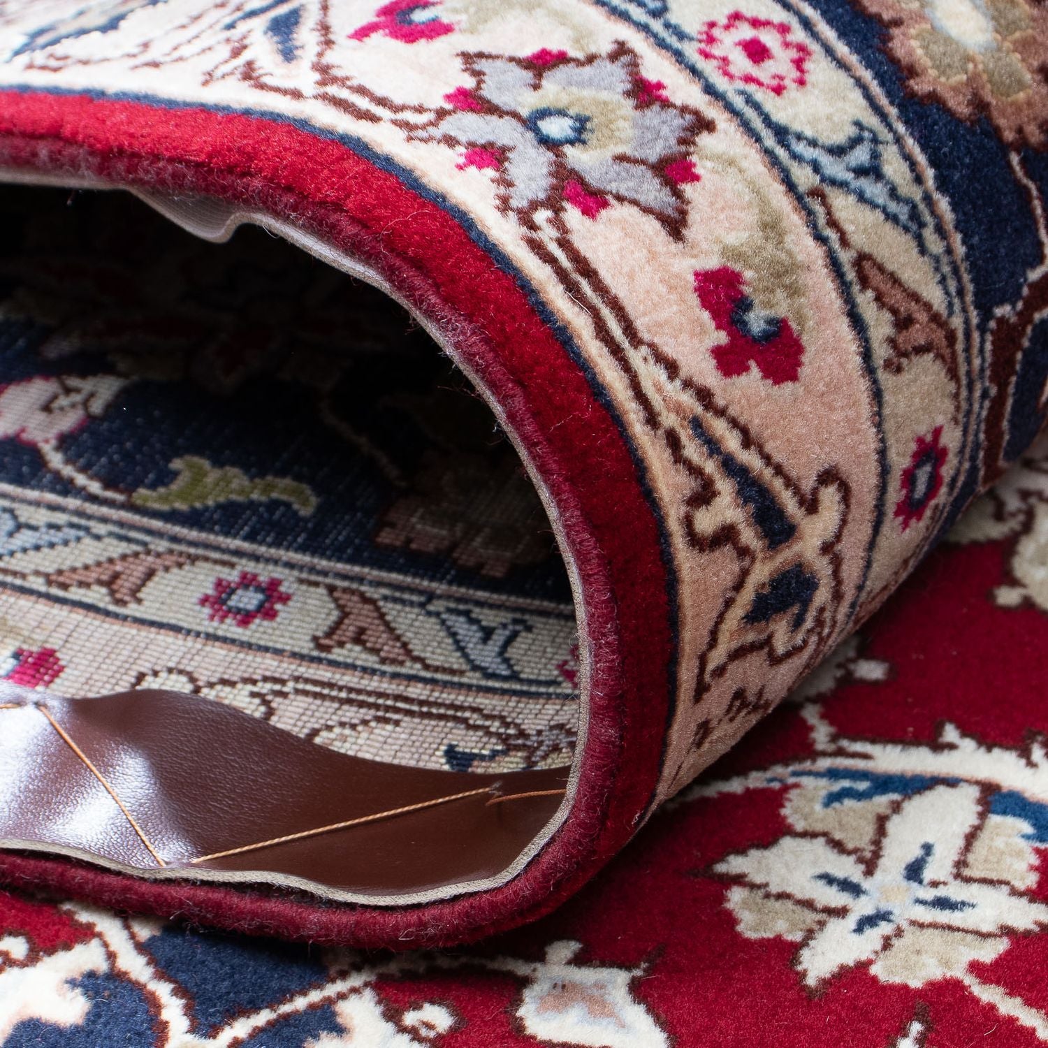 Tapis persan - Tabriz - Royal - 297 x 203 cm - rouge foncé