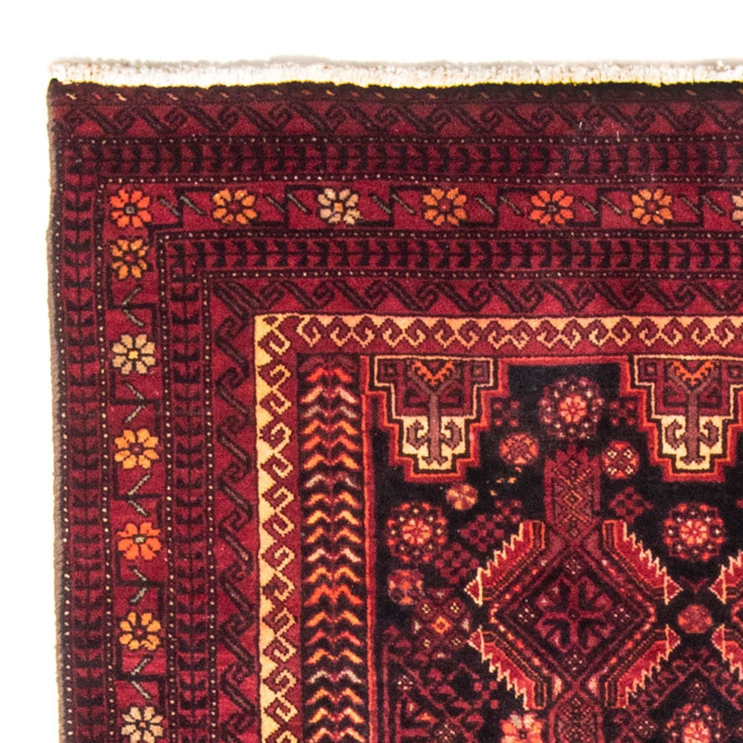 Tapis de couloir Tapis Belutsch - 216 x 102 cm - rouge foncé