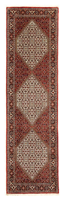 Tapis de couloir Tapis persan - Bidjar - 302 x 83 cm - multicolore