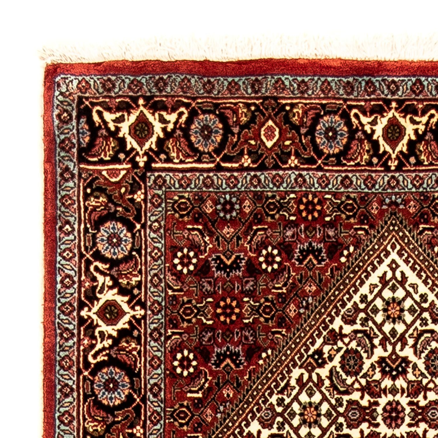 Tapis de couloir Tapis persan - Bidjar - 302 x 83 cm - multicolore