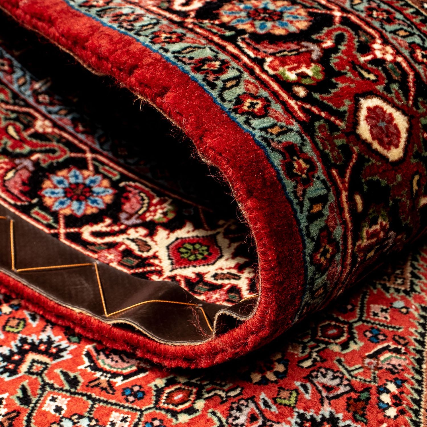 Tapis de couloir Tapis persan - Bidjar - 302 x 83 cm - multicolore
