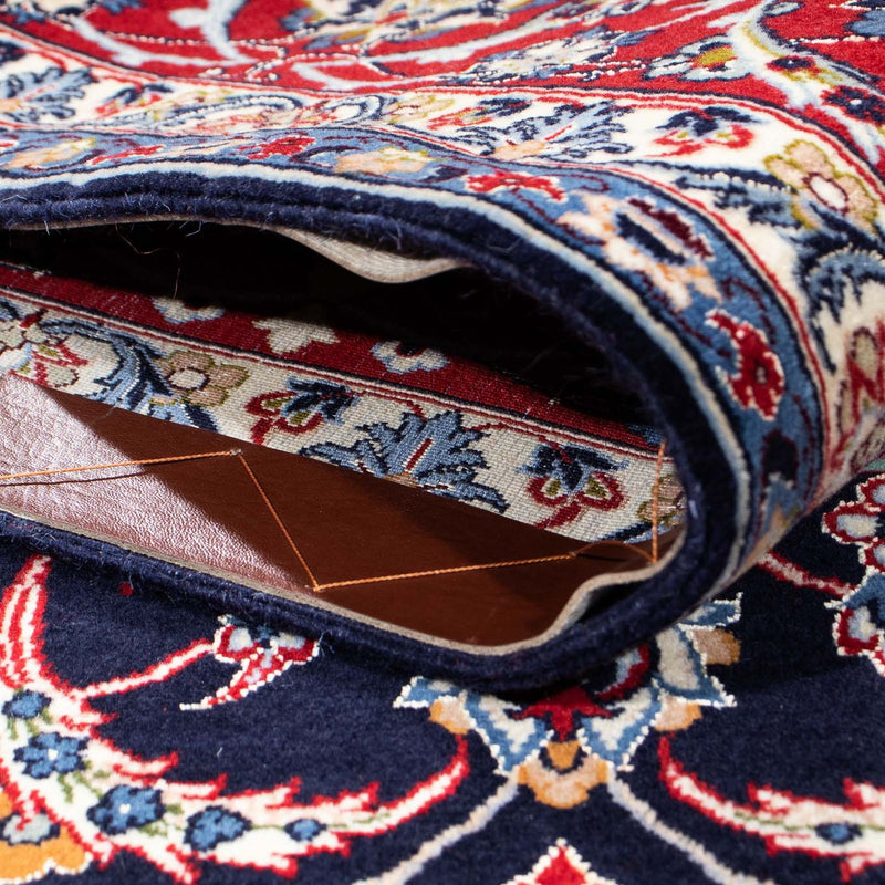Tapis persan - Isfahan - Premium - 233 x 160 cm - bleu foncé