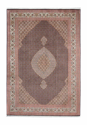 Tapis persan - Tabriz - 302 x 205 cm - bleu foncé