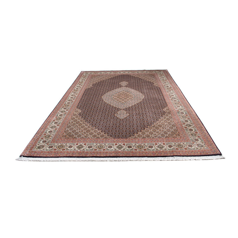 Tapis persan - Tabriz - 302 x 205 cm - bleu foncé