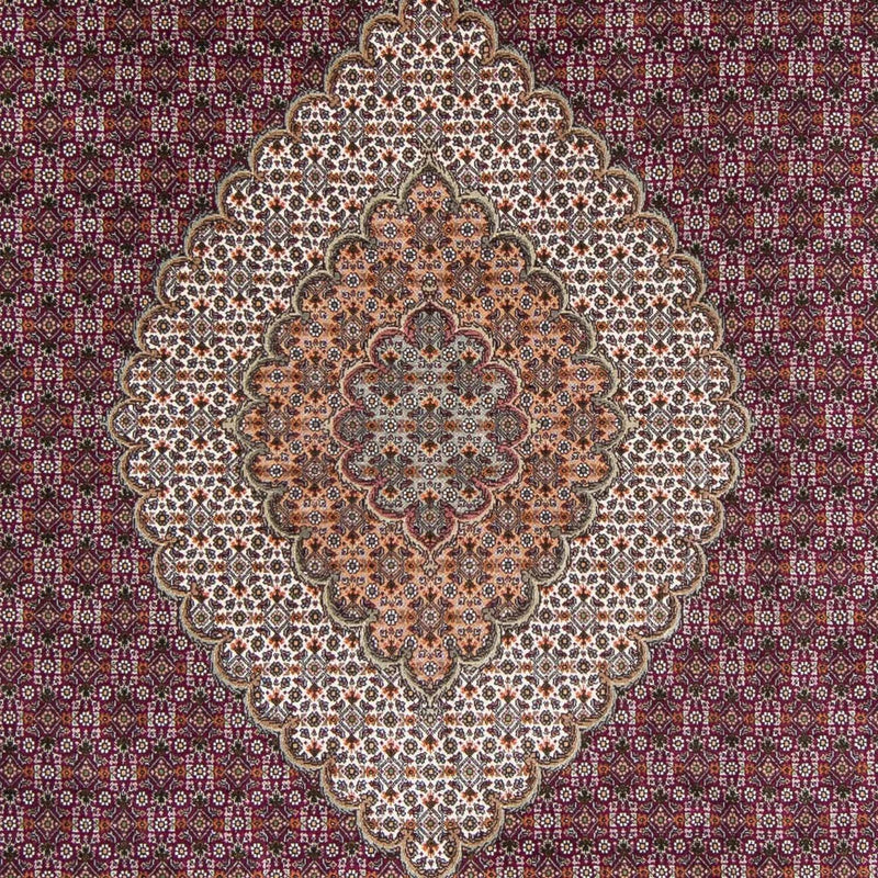 Tapis persan - Tabriz - 302 x 203 cm - rouge foncé