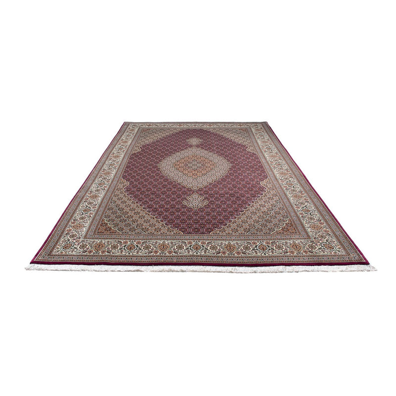 Tapis persan - Tabriz - 302 x 203 cm - rouge foncé