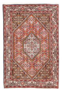 Tapis persan - Bidjar - 158 x 103 cm - rouge clair