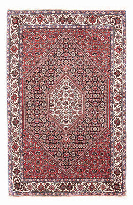 Tapis persan - Bidjar - 130 x 83 cm - rouge