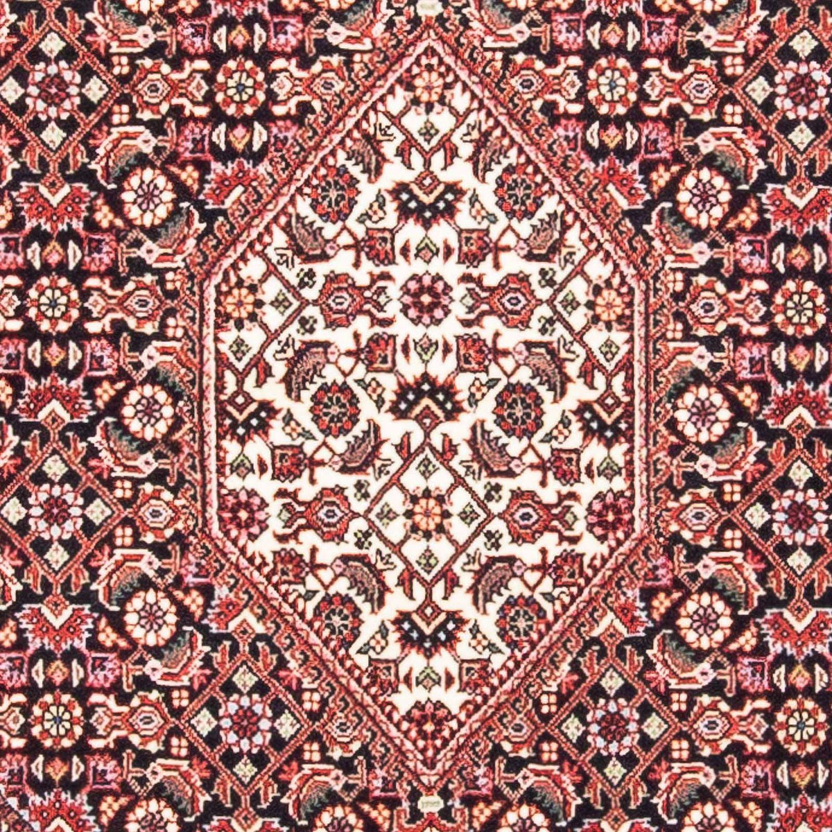 Tapis persan - Bidjar - 130 x 83 cm - rouge