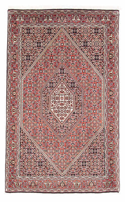 Tapis persan - Bidjar - 145 x 88 cm - rouge clair
