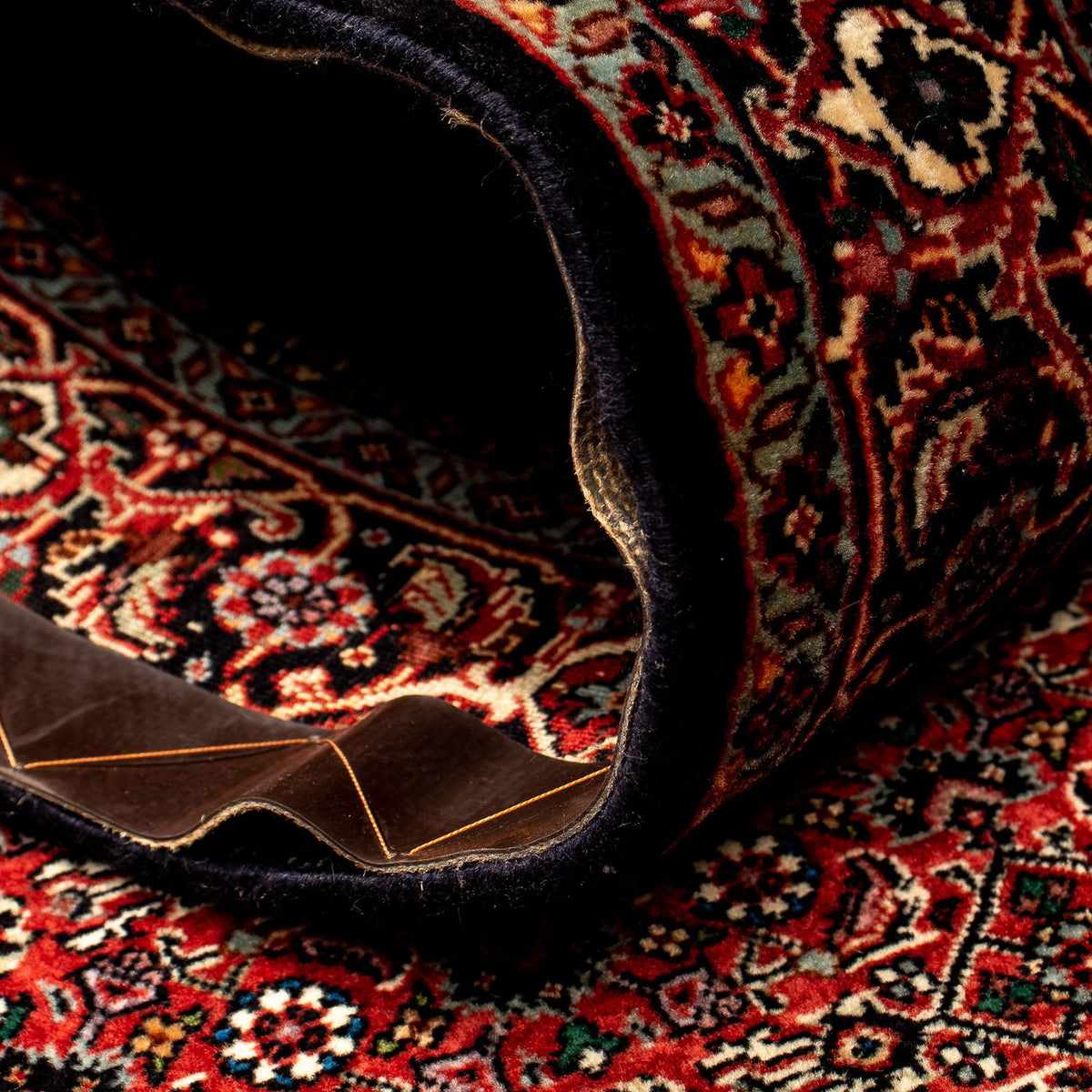 Tapis de couloir Tapis persan - Bidjar - 305 x 86 cm - multicolore