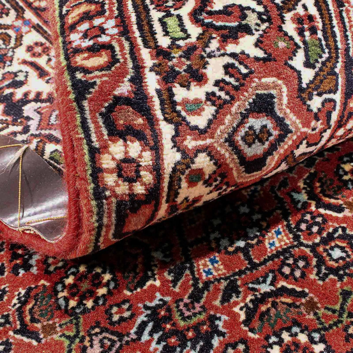 Tapis persan - Bidjar - 178 x 110 cm - rouge clair