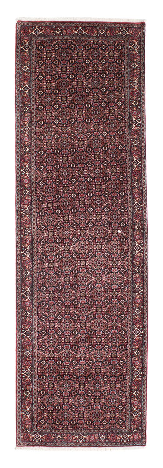Tapis de couloir Tapis persan - Bidjar - 288 x 86 cm - rouge
