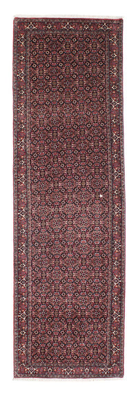 Tapis de couloir Tapis persan - Bidjar - 288 x 86 cm - rouge