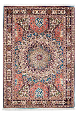 Tapis persan - Tabriz - Royal - 242 x 168 cm - multicolore