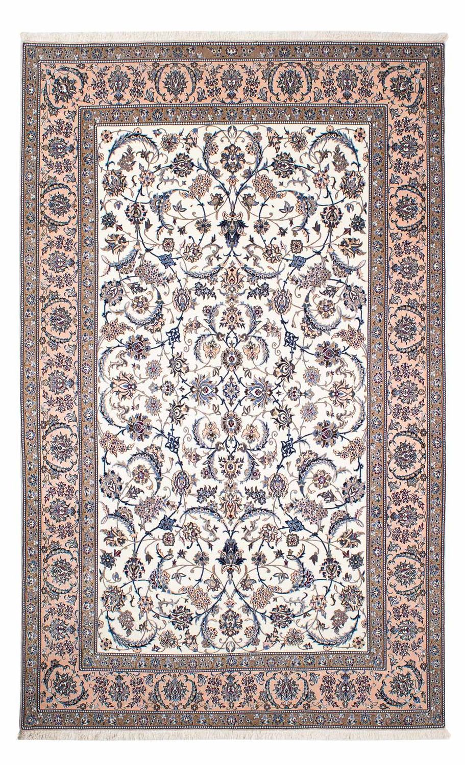 Tapis persan - Nain - Premium - 266 x 170 cm - beige