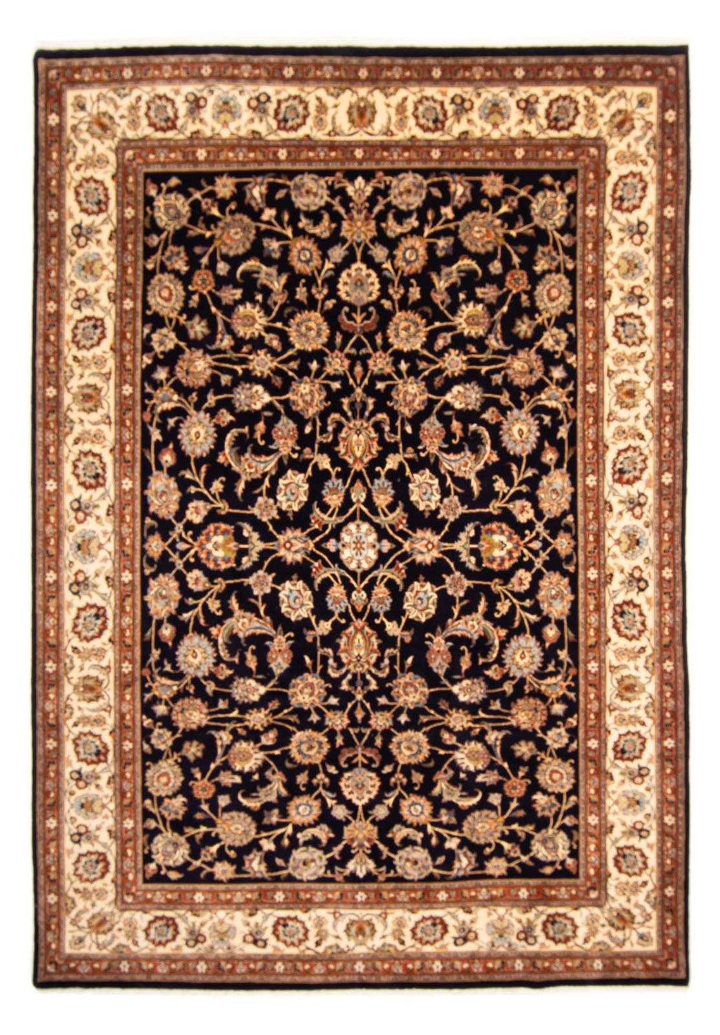 Tapis persan - Classique - 372 x 245 cm - bleu foncé