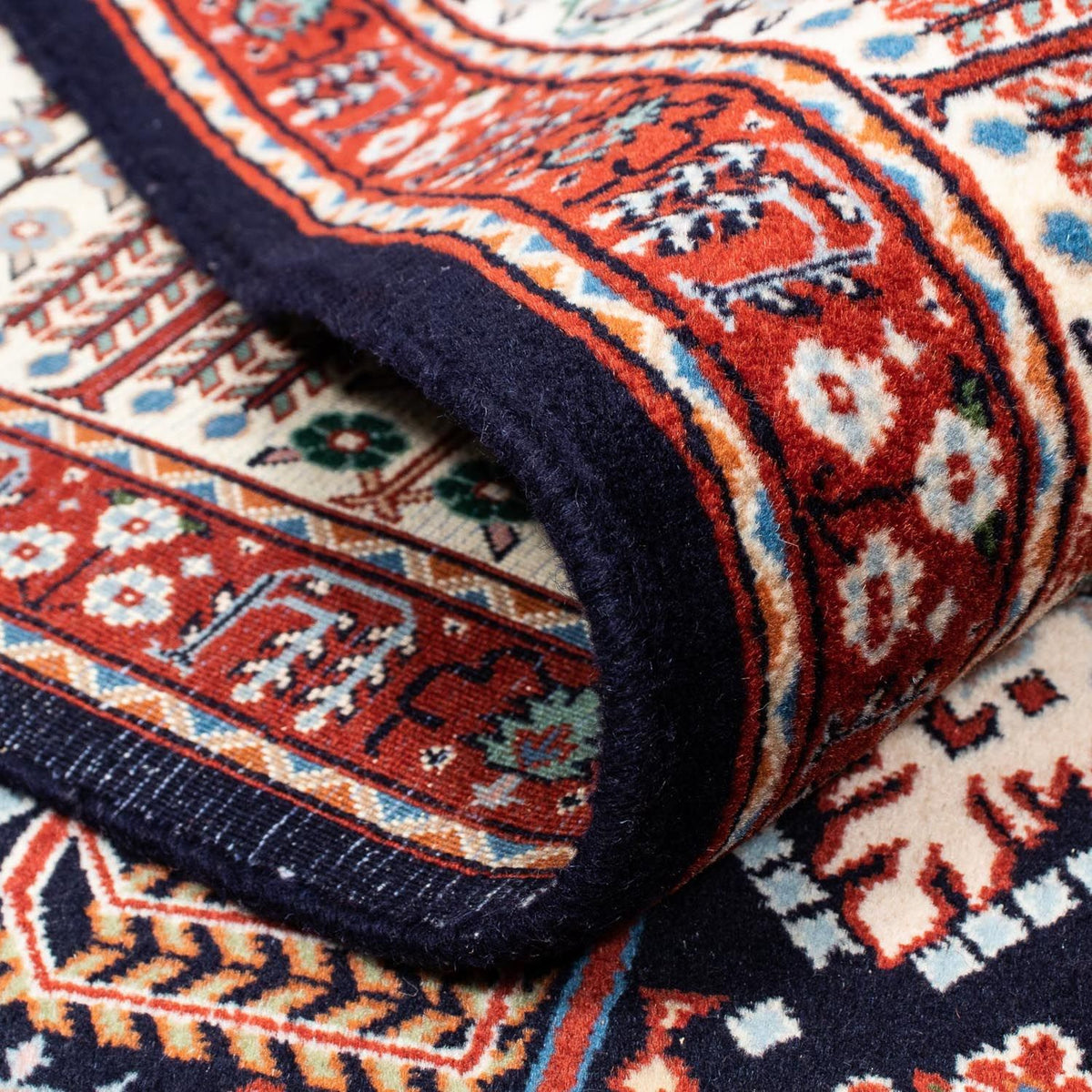 Tapis persan - Classique - 228 x 174 cm - bleu foncé