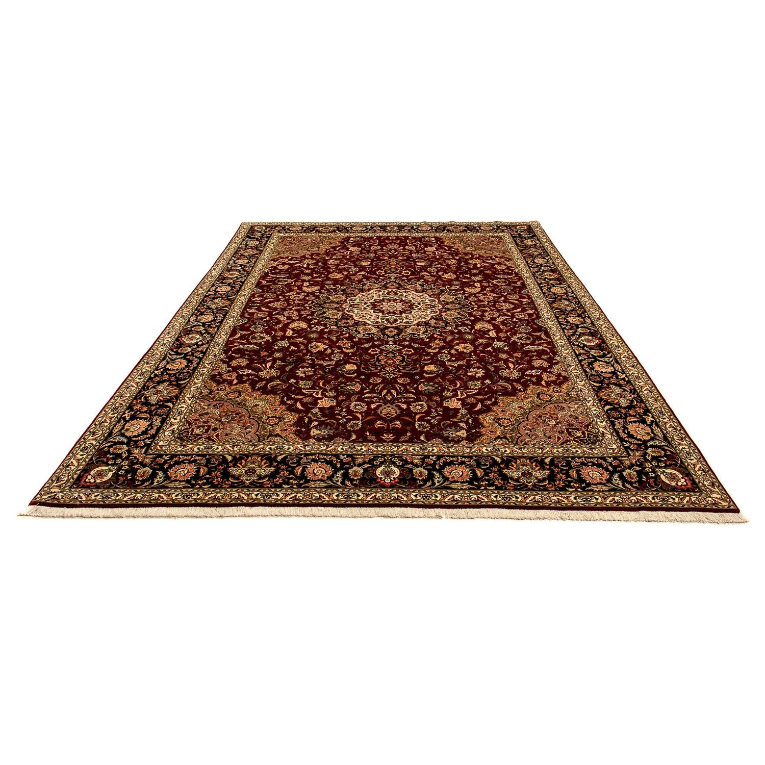 Tapis persan - Tabriz - Royal - 351 x 250 cm - rouge foncé