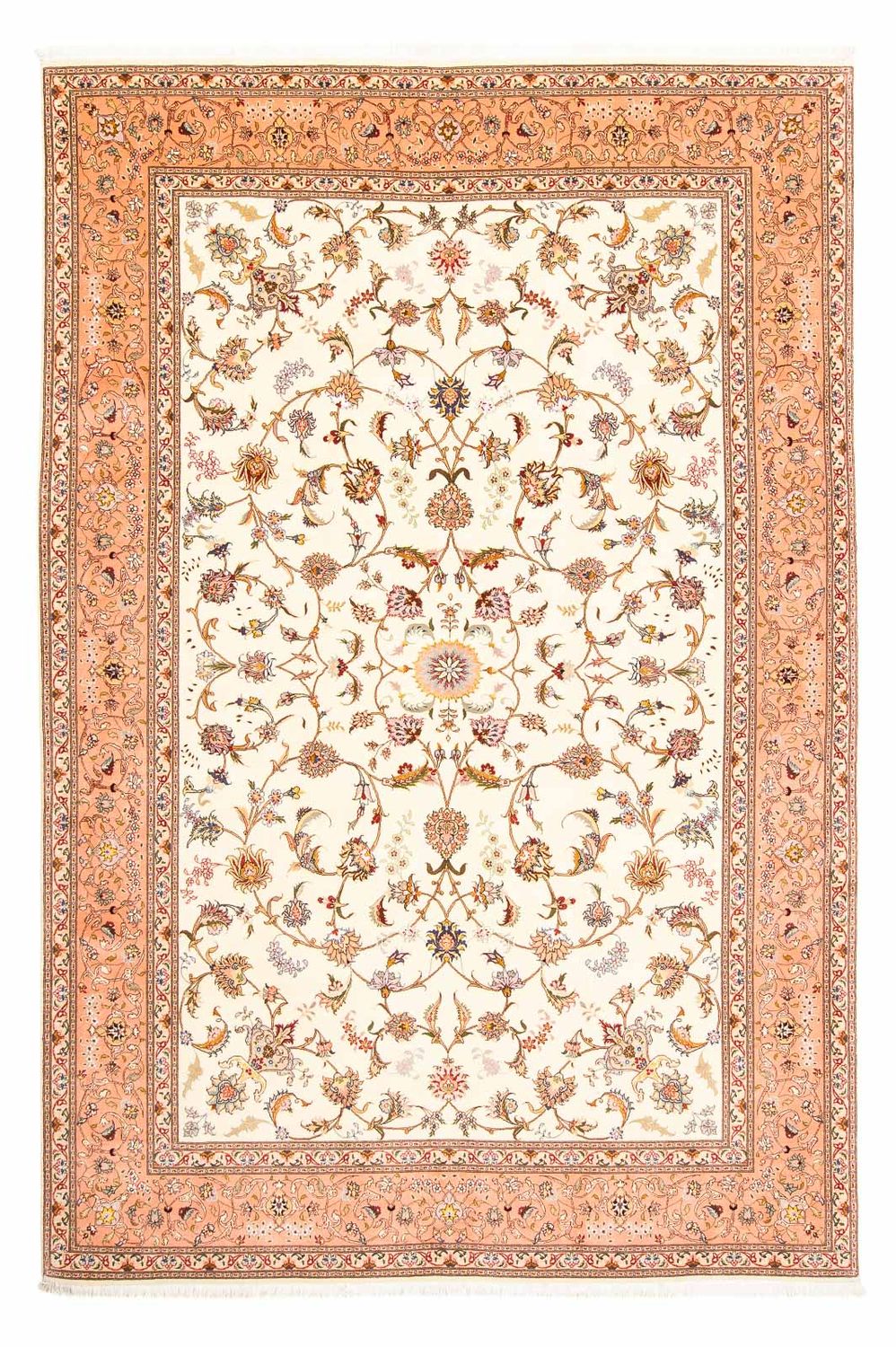 Tapis persan - Tabriz - Royal - 302 x 203 cm - beige
