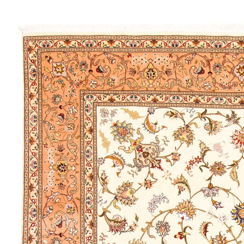 Tapis persan - Tabriz - Royal - 302 x 203 cm - beige
