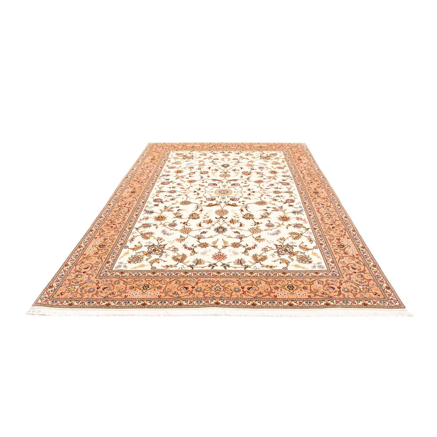 Tapis persan - Tabriz - Royal - 302 x 203 cm - beige