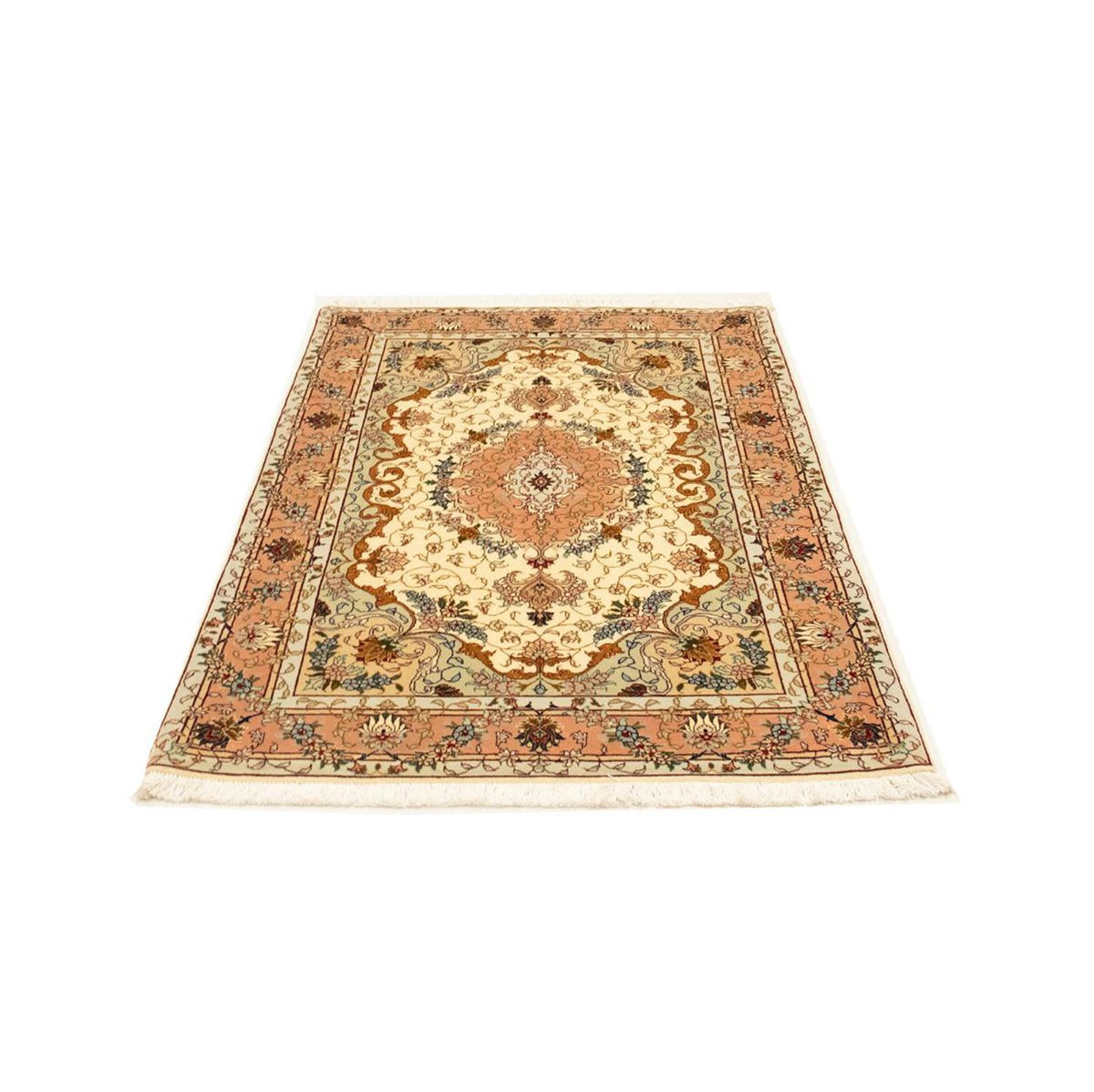 Tapis persan - Tabriz - Royal - 152 x 100 cm - beige