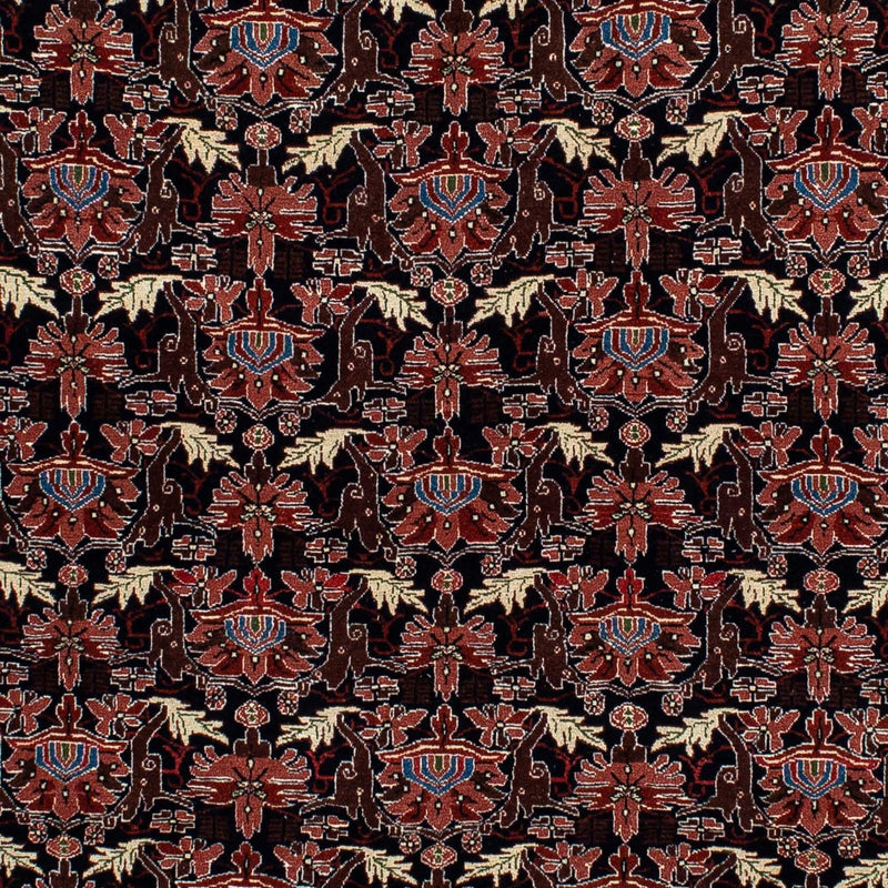 Tapis persan - Ghom - 186 x 141 cm - bleu foncé