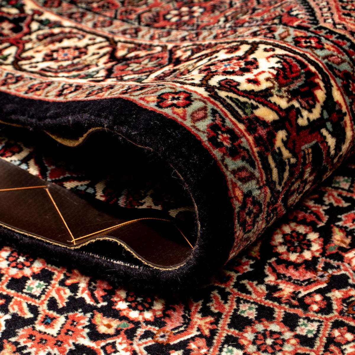 Tapis de couloir Tapis persan - Bidjar - 310 x 83 cm - multicolore