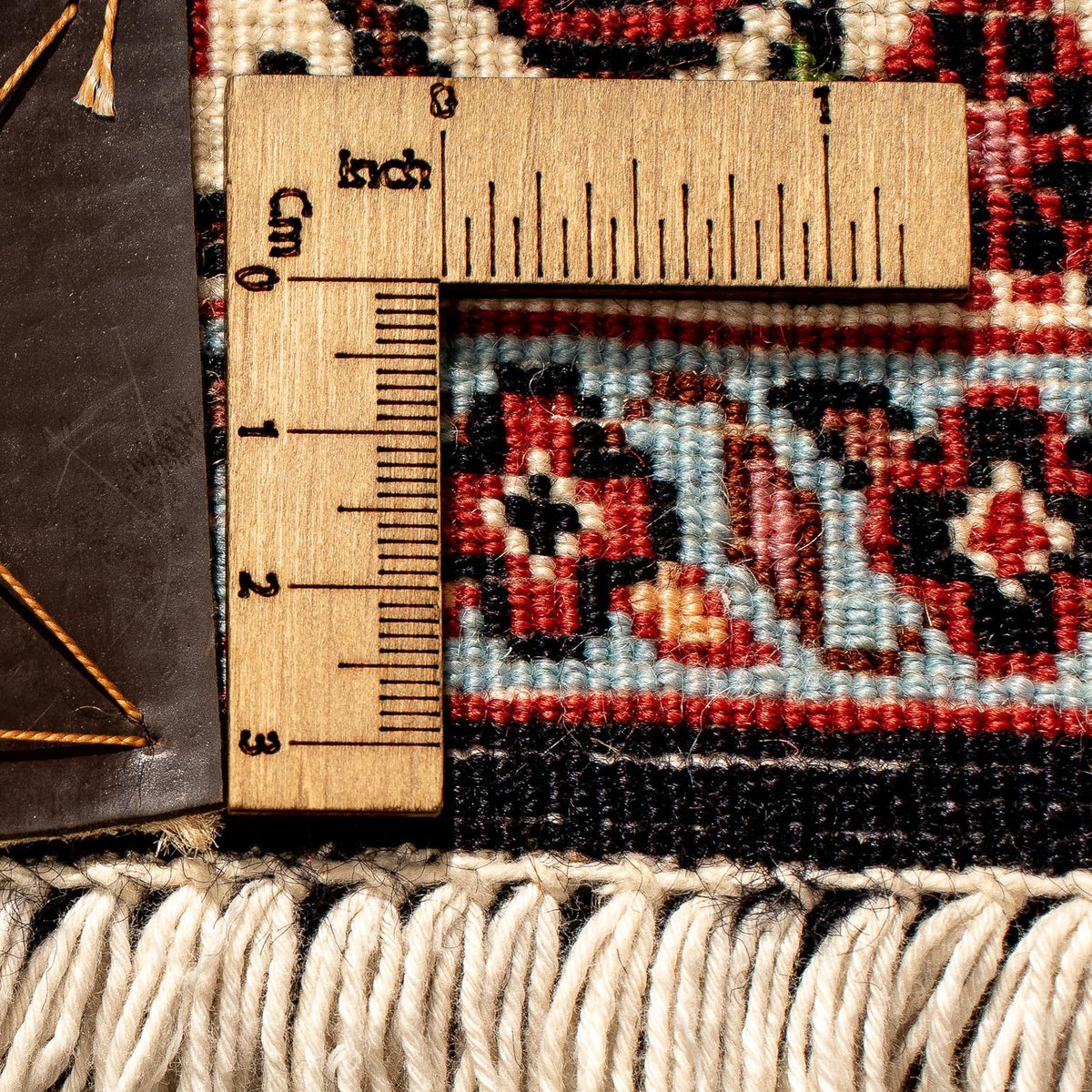 Tapis de couloir Tapis persan - Bidjar - 310 x 83 cm - multicolore