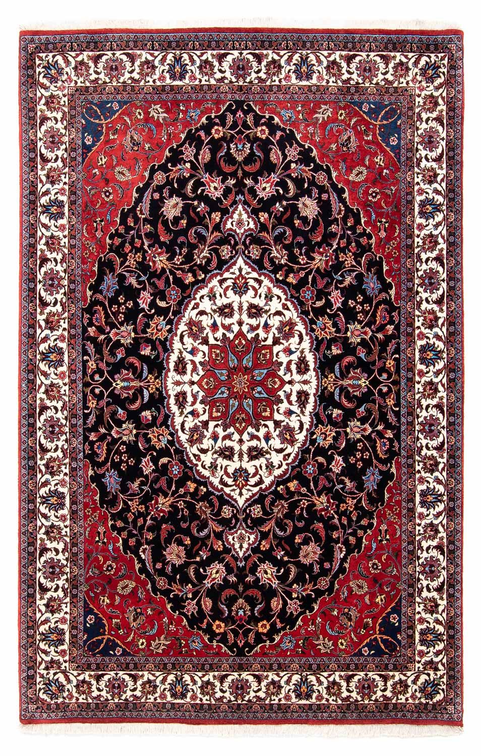 Tapis persan - Bidjar - 253 x 171 cm - bleu foncé