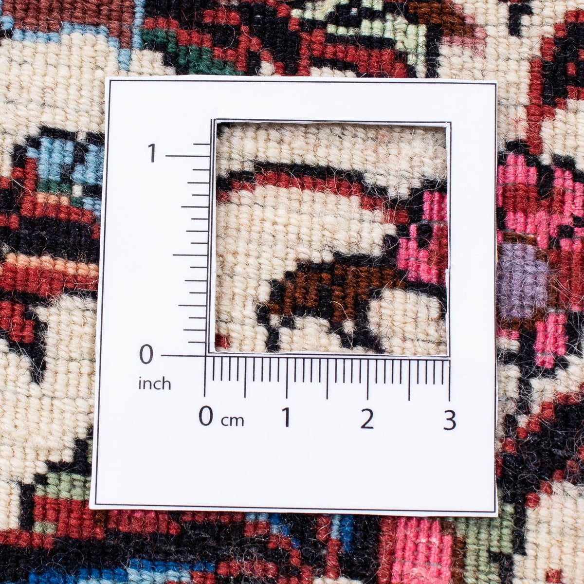 Tapis persan - Bidjar - 253 x 171 cm - bleu foncé