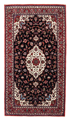 Tapis persan - Bidjar - 242 x 133 cm - bleu foncé