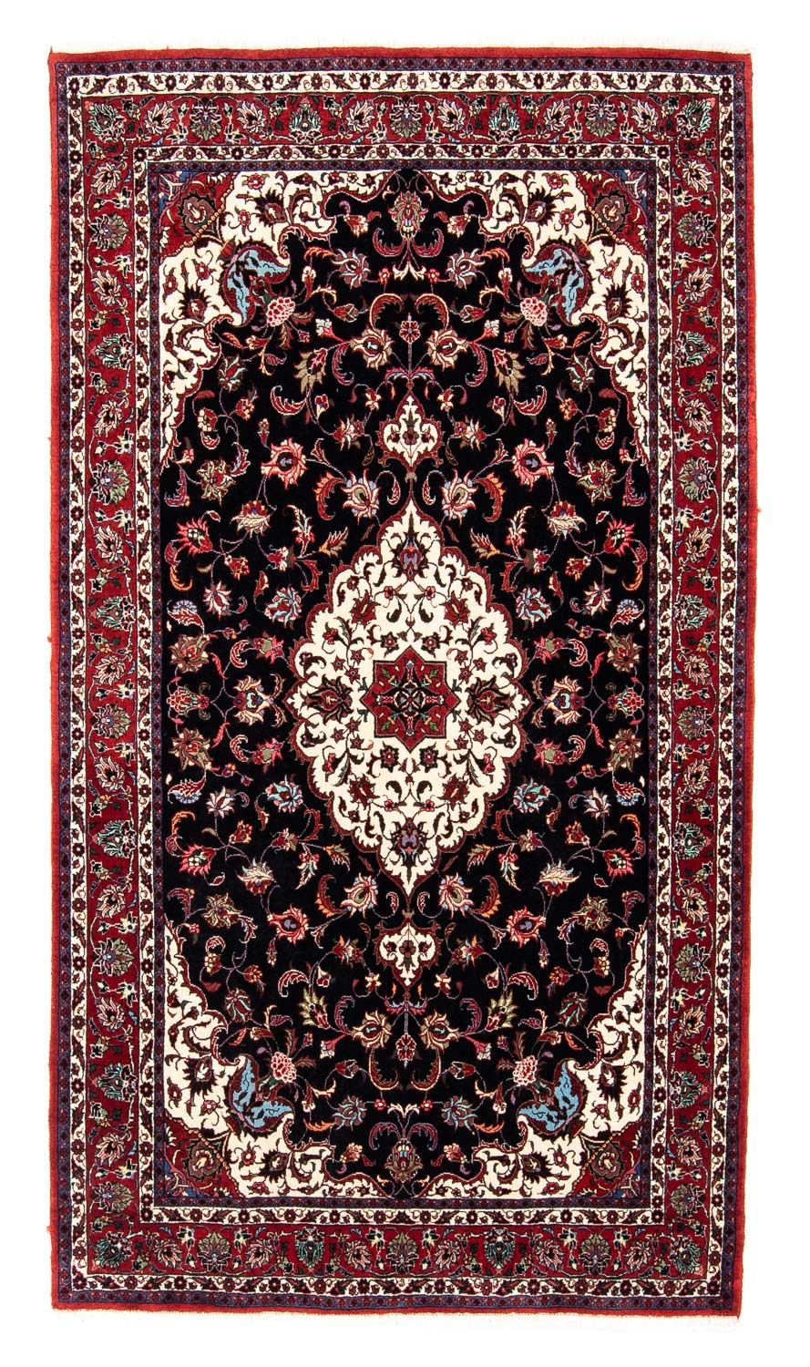 Tapis persan - Bidjar - 242 x 133 cm - bleu foncé