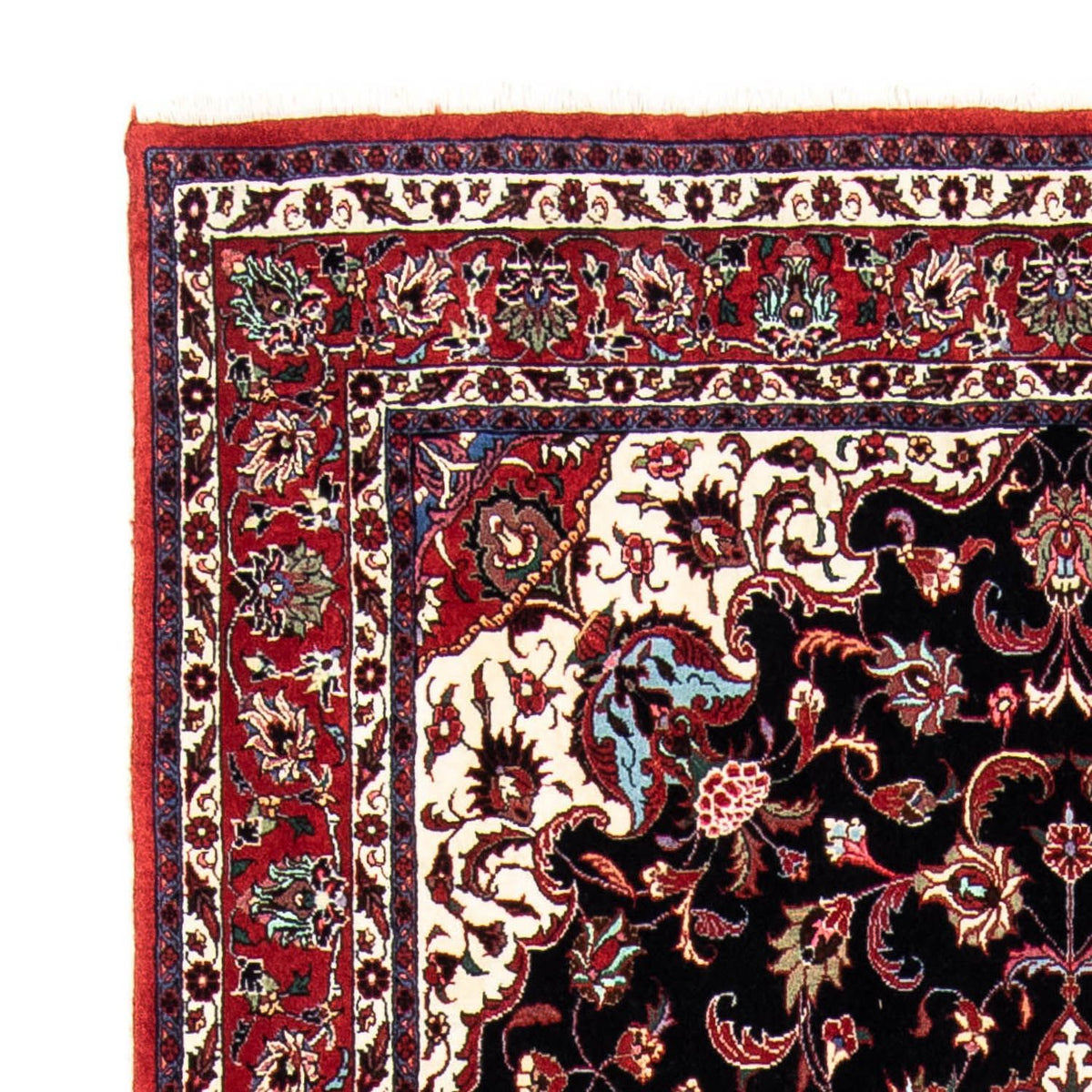 Tapis persan - Bidjar - 242 x 133 cm - bleu foncé