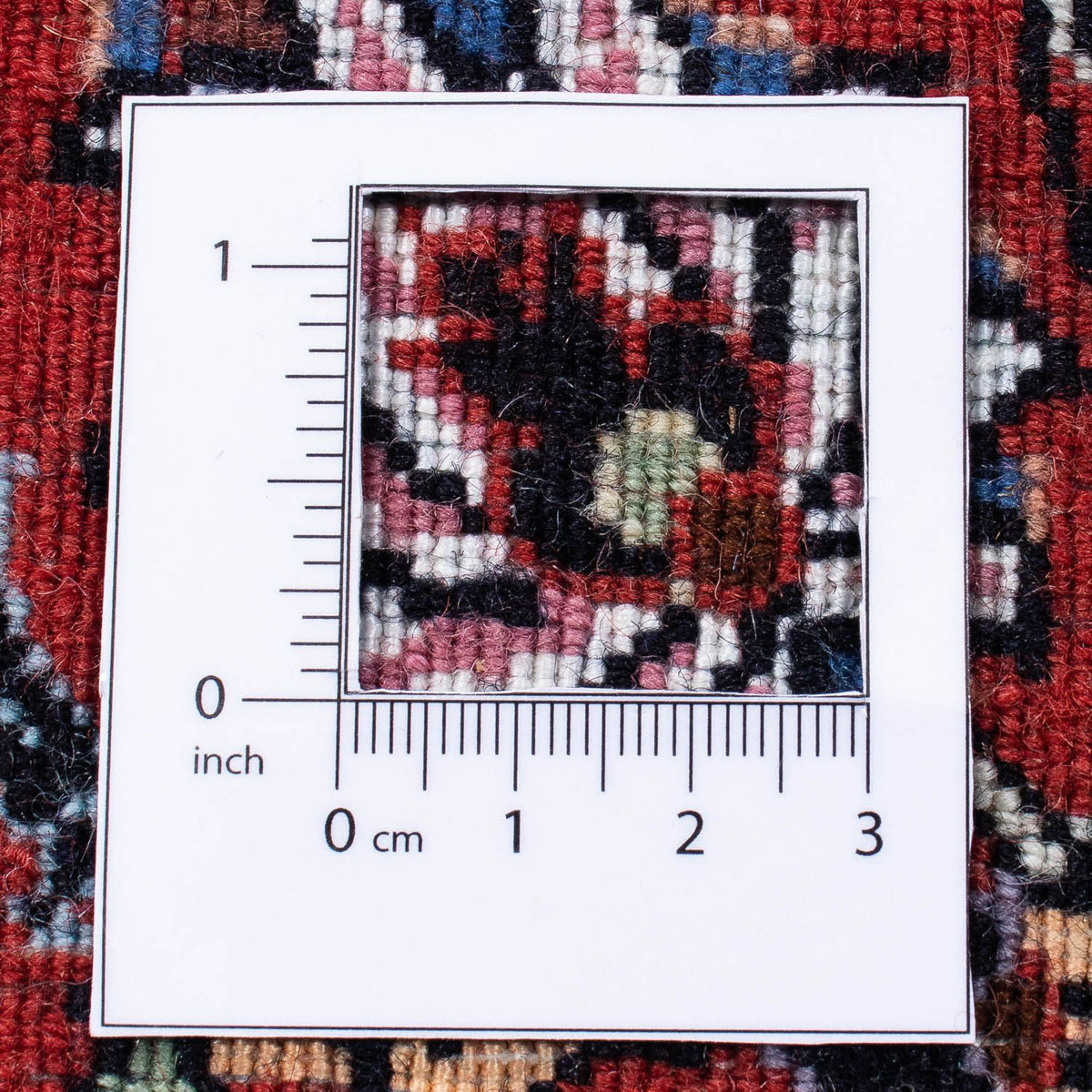 Tapis persan - Bidjar - 242 x 133 cm - bleu foncé