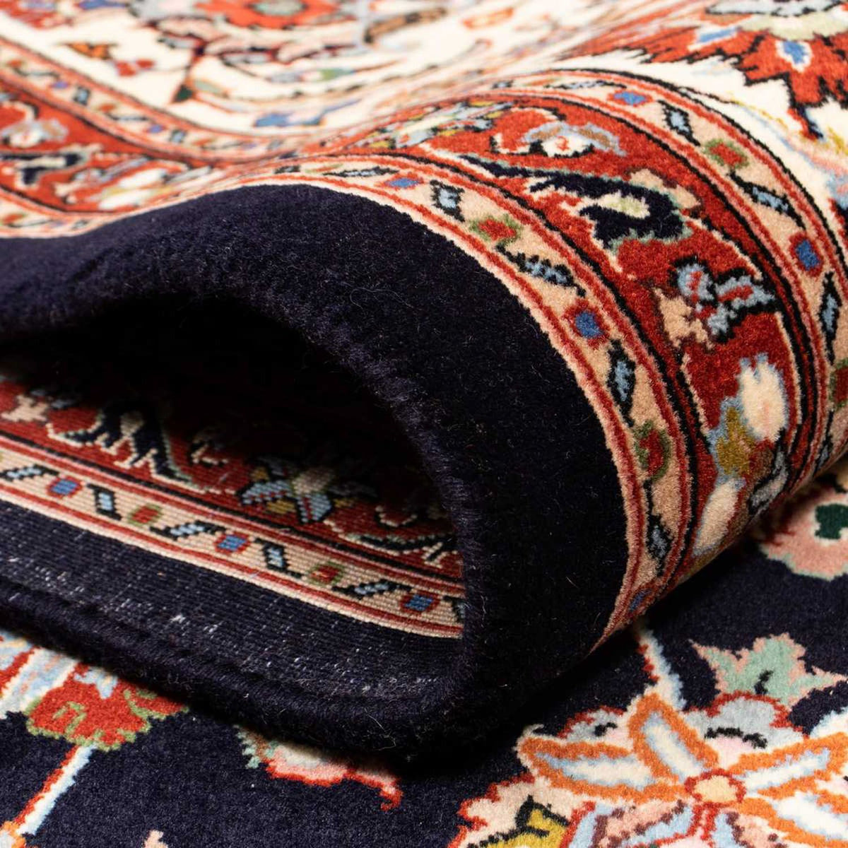 Tapis persan - Classique - 342 x 248 cm - bleu foncé