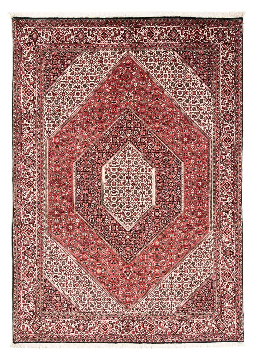 Tapis persan - Bidjar - 251 x 170 cm - rouge clair