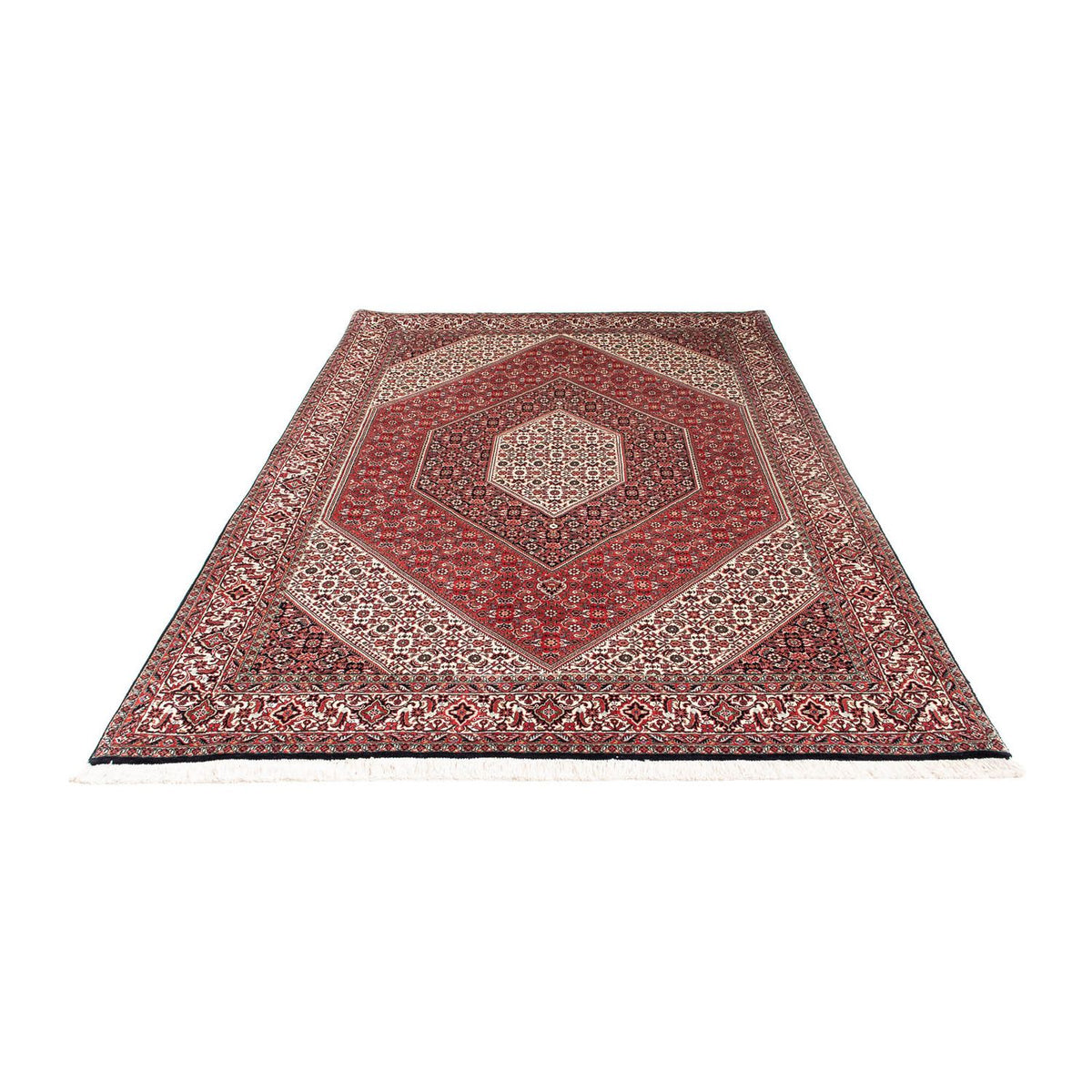Tapis persan - Bidjar - 251 x 170 cm - rouge clair