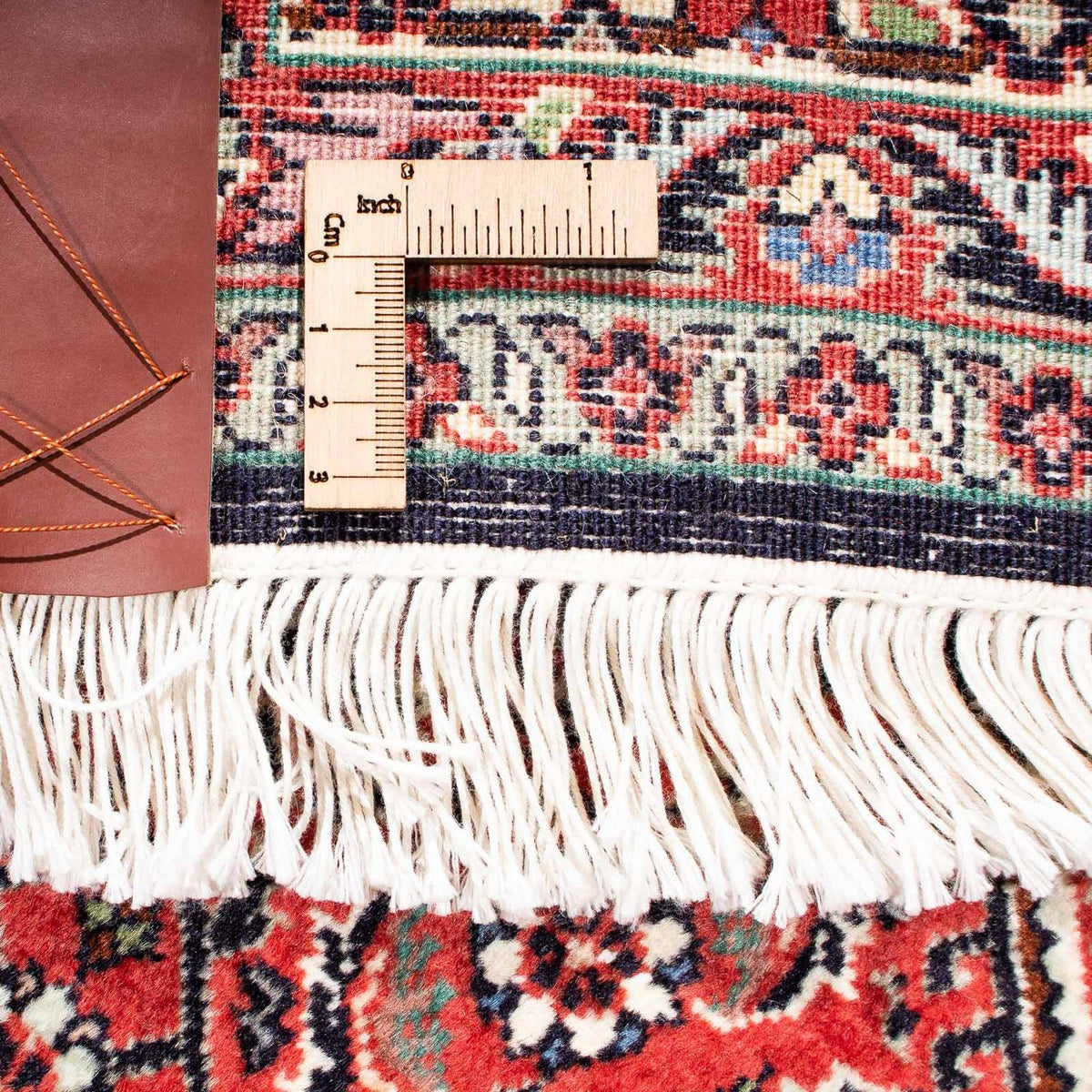 Tapis persan - Bidjar - 251 x 170 cm - rouge clair