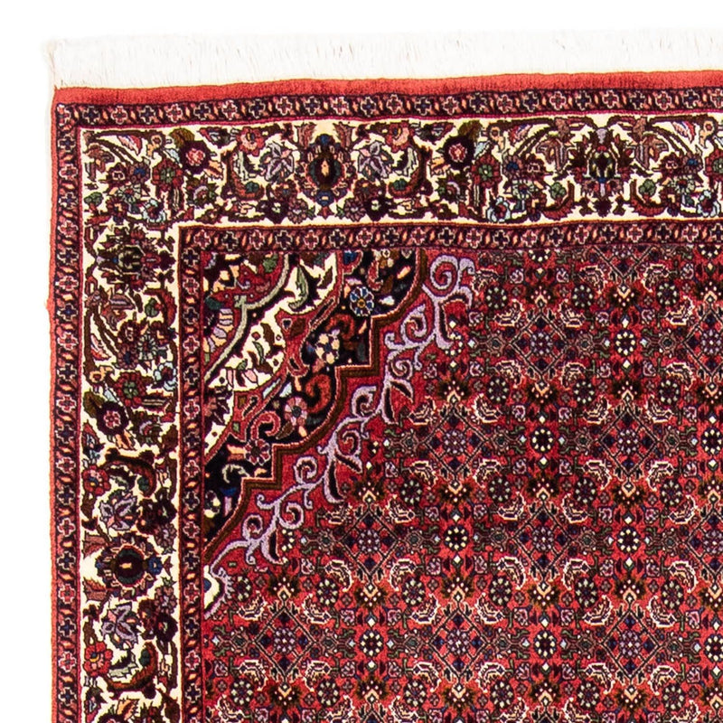 Tapis persan - Bidjar - 241 x 172 cm - rouge foncé