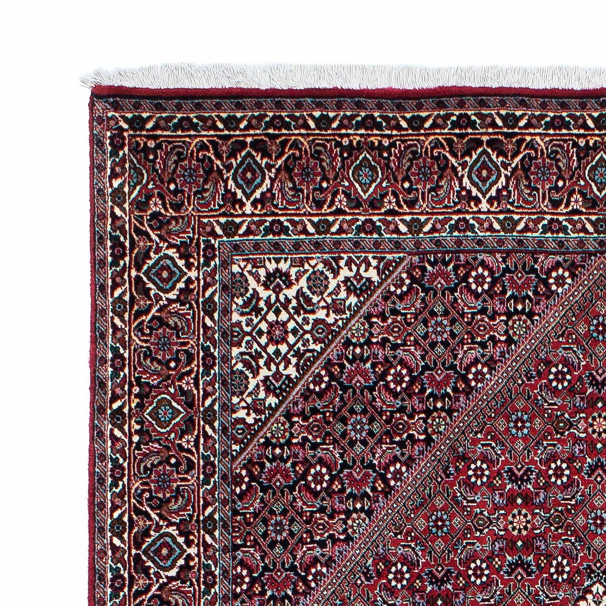 Tapis persan - Bidjar - 228 x 132 cm - rouge clair