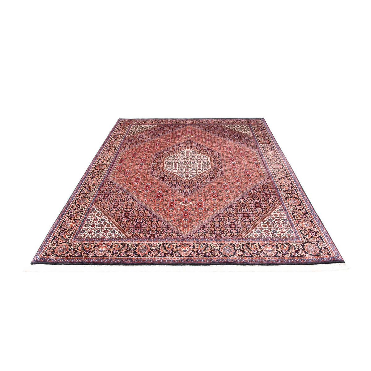 Tapis persan - Bidjar - 230 x 168 cm - rouge clair