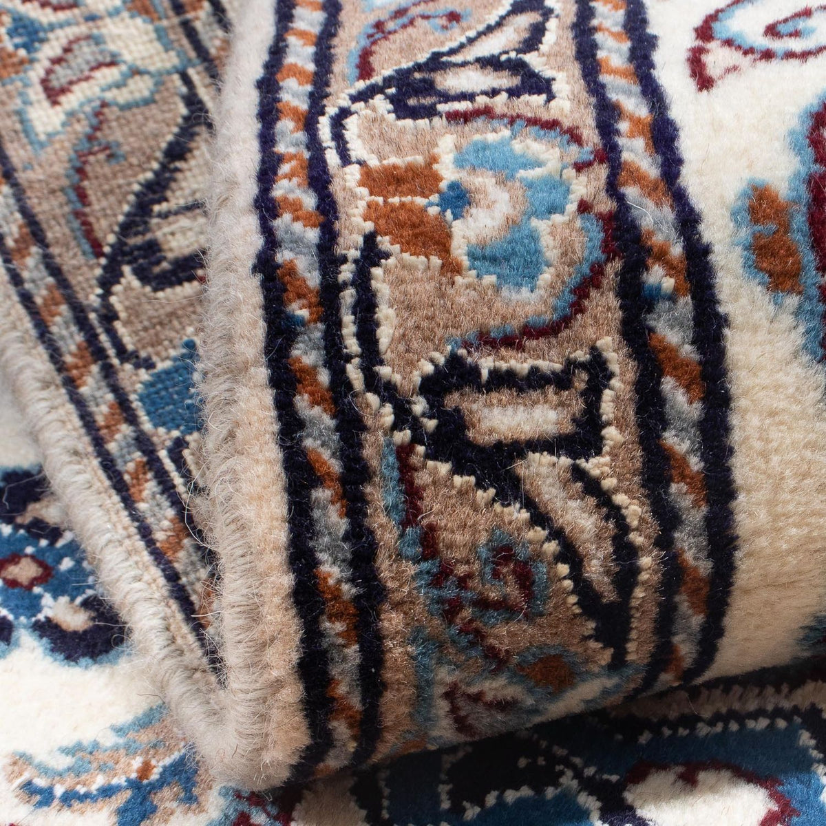 Tapis persan - Nain - 125 x 95 cm - beige