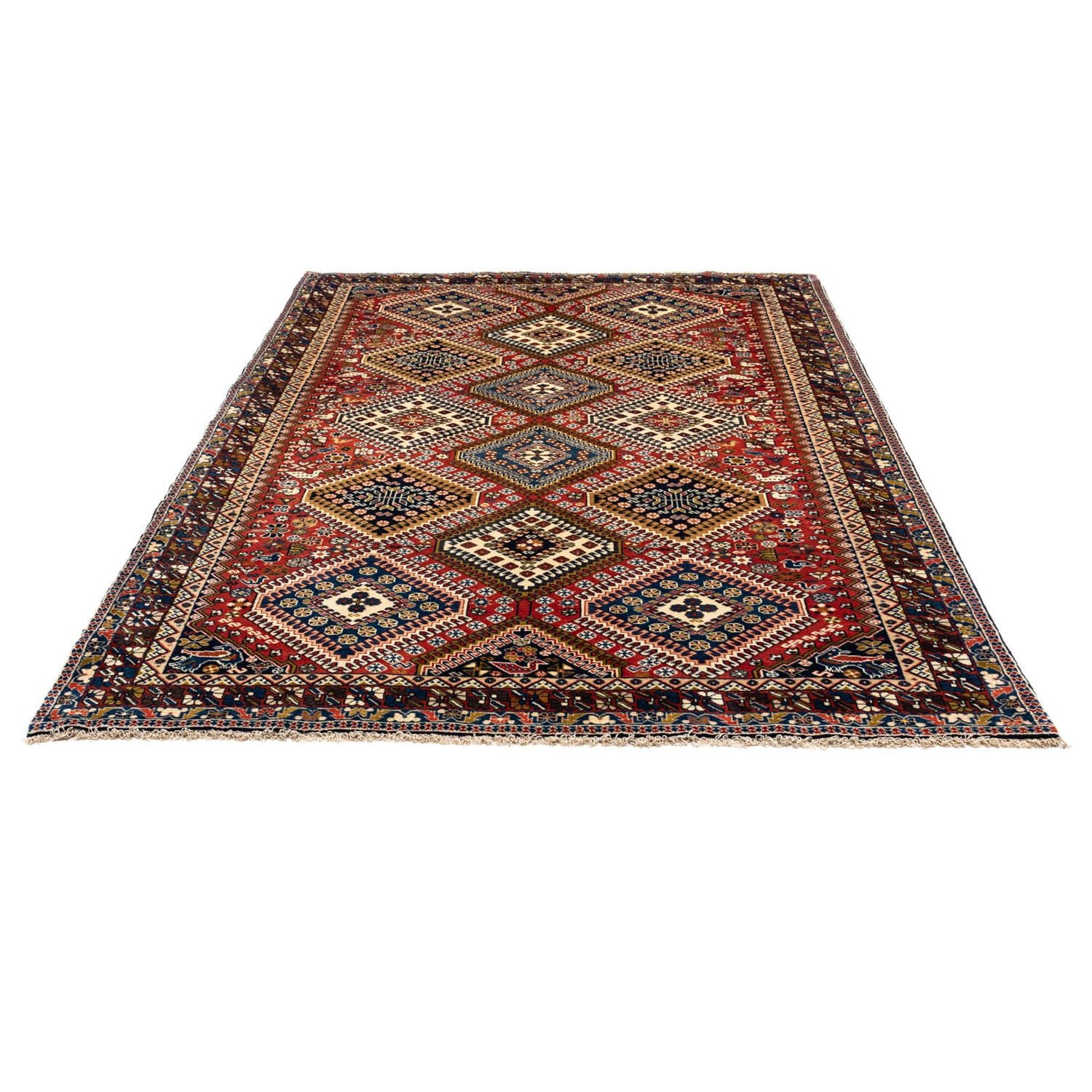 Tapis persan - Nomadic - 307 x 203 cm - rouge