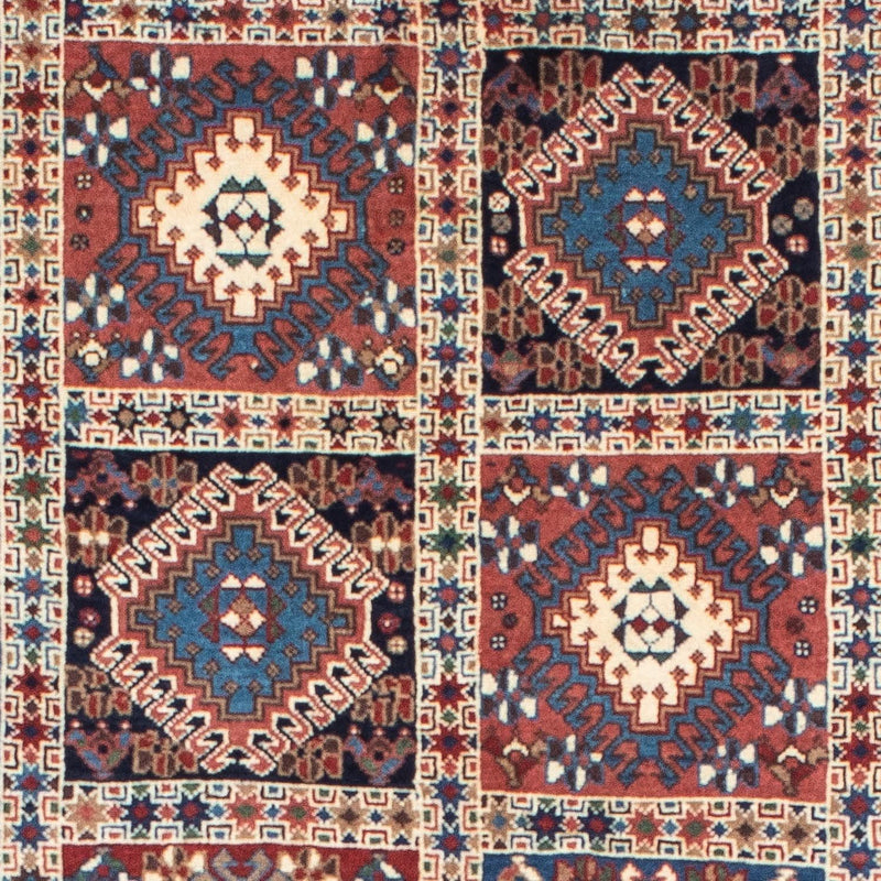 Tapis de couloir Tapis persan - Nomadic - 197 x 84 cm - rouge foncé