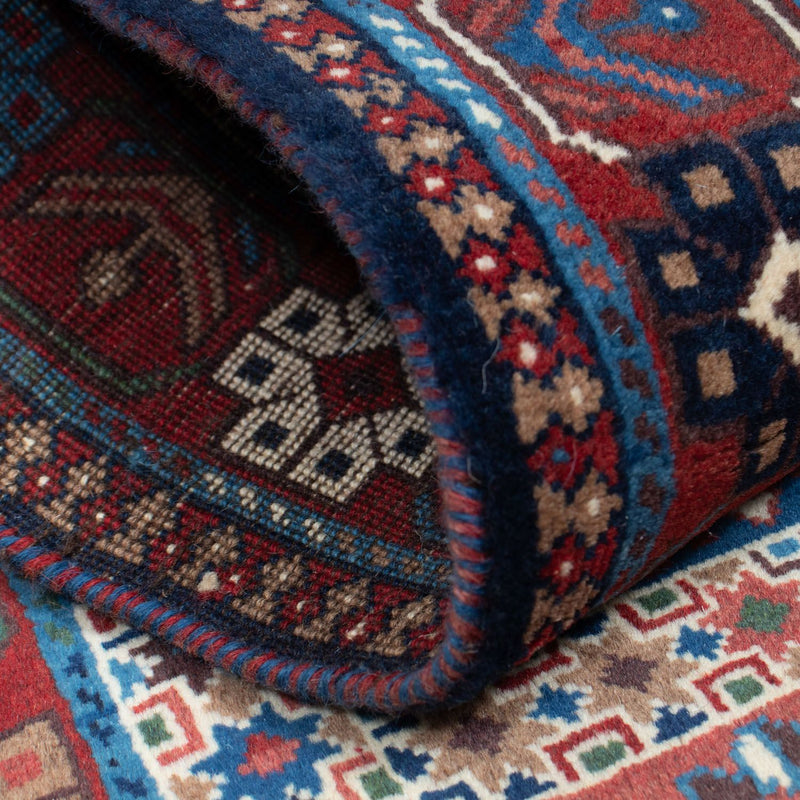 Tapis de couloir Tapis persan - Nomadic - 197 x 84 cm - rouge foncé